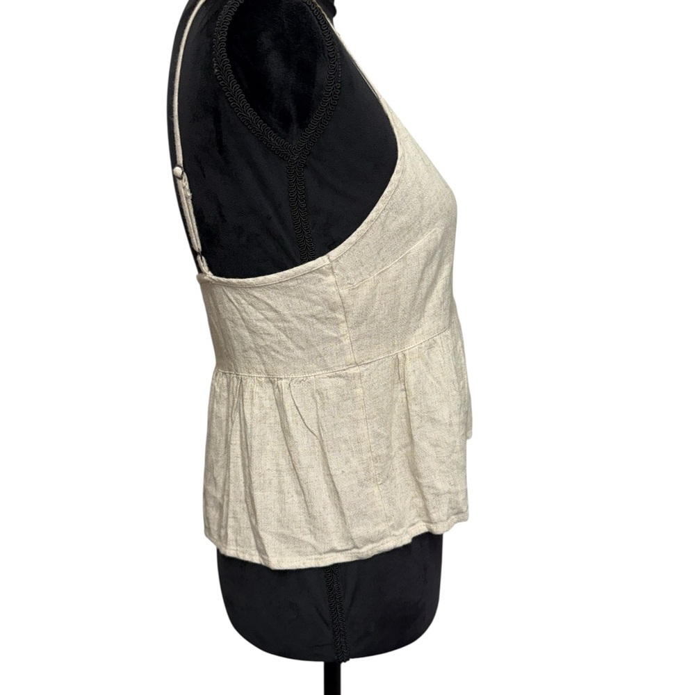 Abercrombie & Fitch Linen Trapeze Cami Tank Top T… - image 4